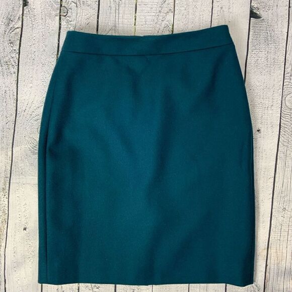 J. CREW Wool Pencil Skirt - Picture 1 of 7